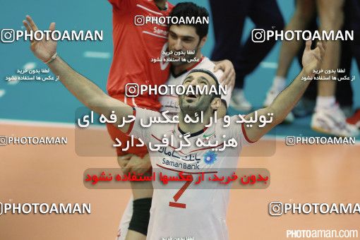 458053, مرحله نیمه نهایی  مسابقات والیبال قهرمانی مردان آسیا 2015، ، تهران، سالن دوازده هزار نفری ورزشگاه آزادی، 1394/05/16، ایران ۳ -  چین ۲