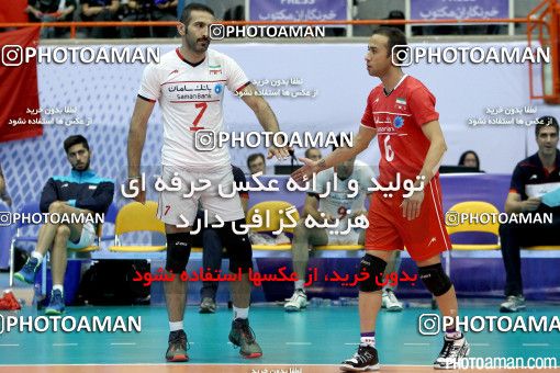458130, مرحله نیمه نهایی  مسابقات والیبال قهرمانی مردان آسیا 2015، ، تهران، سالن دوازده هزار نفری ورزشگاه آزادی، 1394/05/16، ایران ۳ -  چین ۲