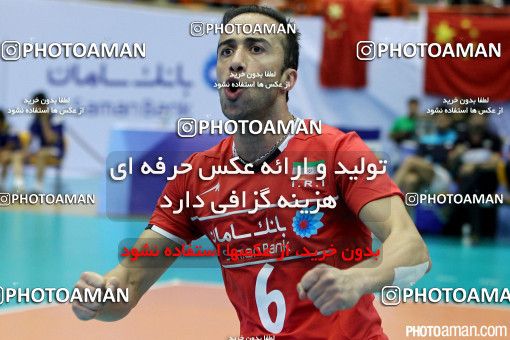 458120, مرحله نیمه نهایی  مسابقات والیبال قهرمانی مردان آسیا 2015، ، تهران، سالن دوازده هزار نفری ورزشگاه آزادی، 1394/05/16، ایران ۳ -  چین ۲