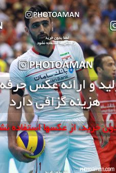 458151, مرحله نیمه نهایی  مسابقات والیبال قهرمانی مردان آسیا 2015، ، تهران، سالن دوازده هزار نفری ورزشگاه آزادی، 1394/05/16، ایران ۳ -  چین ۲
