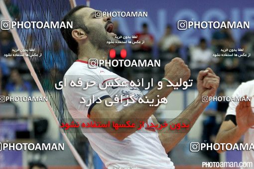 458097, مرحله نیمه نهایی  مسابقات والیبال قهرمانی مردان آسیا 2015، ، تهران، سالن دوازده هزار نفری ورزشگاه آزادی، 1394/05/16، ایران ۳ -  چین ۲