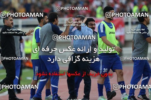 595053, لیگ برتر فوتبال ایران، Persian Gulf Cup، Week 9، First Leg، 2016/10/20، Ahvaz، Ahvaz Ghadir Stadium، Esteghlal Khouzestan 1 - ۱ Persepolis