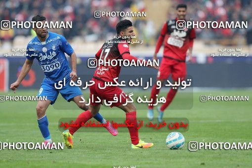 558414, Tehran, Iran, لیگ برتر فوتبال ایران، Persian Gulf Cup، Week 21، Second Leg، Esteghlal 3 v 2 Persepolis on 2017/02/12 at Azadi Stadium