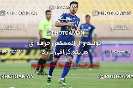 598752, لیگ برتر فوتبال ایران، Persian Gulf Cup، Week 25، Second Leg، 2017/03/31، Ahvaz، Ahvaz Ghadir Stadium، Esteghlal Khouzestan 1 - ۱ Zob Ahan Esfahan