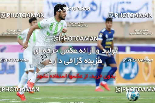 598761, لیگ برتر فوتبال ایران، Persian Gulf Cup، Week 25، Second Leg، 2017/03/31، Ahvaz، Ahvaz Ghadir Stadium، Esteghlal Khouzestan 1 - ۱ Zob Ahan Esfahan