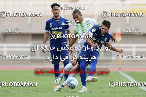 598756, لیگ برتر فوتبال ایران، Persian Gulf Cup، Week 25، Second Leg، 2017/03/31، Ahvaz، Ahvaz Ghadir Stadium، Esteghlal Khouzestan 1 - ۱ Zob Ahan Esfahan