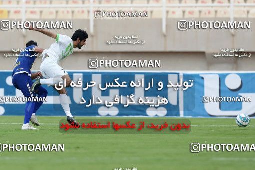 598743, لیگ برتر فوتبال ایران، Persian Gulf Cup، Week 25، Second Leg، 2017/03/31، Ahvaz، Ahvaz Ghadir Stadium، Esteghlal Khouzestan 1 - ۱ Zob Ahan Esfahan