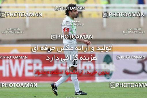 598742, لیگ برتر فوتبال ایران، Persian Gulf Cup، Week 25، Second Leg، 2017/03/31، Ahvaz، Ahvaz Ghadir Stadium، Esteghlal Khouzestan 1 - ۱ Zob Ahan Esfahan