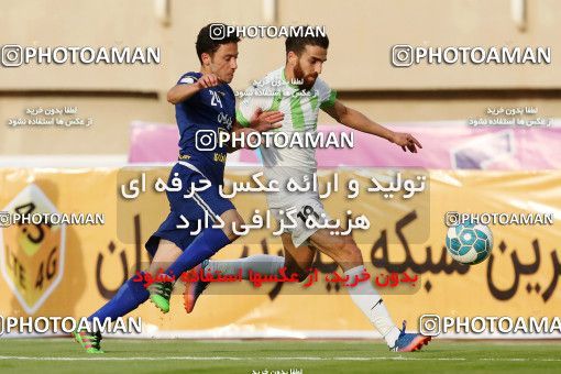 598744, لیگ برتر فوتبال ایران، Persian Gulf Cup، Week 25، Second Leg، 2017/03/31، Ahvaz، Ahvaz Ghadir Stadium، Esteghlal Khouzestan 1 - ۱ Zob Ahan Esfahan