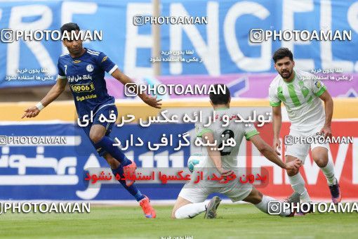 598759, لیگ برتر فوتبال ایران، Persian Gulf Cup، Week 25، Second Leg، 2017/03/31، Ahvaz، Ahvaz Ghadir Stadium، Esteghlal Khouzestan 1 - ۱ Zob Ahan Esfahan