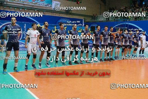 629123, Varamin, , Iran Volleyball Super League، Mena Cup، 2016-17 season، Second Leg، Week 16، Salehin Varamin v Sarmayeh Bank on 2017/01/04 at Sports hall martyr Amir Glbasy  / ([*parameter:140*] - [*parameter:139*]) (۱-3)