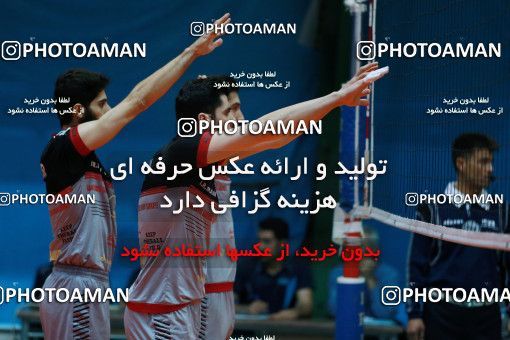 629106, Varamin, , Iran Volleyball Super League، Mena Cup، 2016-17 season، Second Leg، Week 16، Salehin Varamin v Sarmayeh Bank on 2017/01/04 at Sports hall martyr Amir Glbasy  / ([*parameter:140*] - [*parameter:139*]) (۱-3)