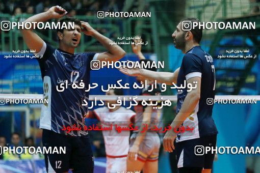 629095, Varamin, , Iran Volleyball Super League، Mena Cup، 2016-17 season، Second Leg، Week 16، Salehin Varamin v Sarmayeh Bank on 2017/01/04 at Sports hall martyr Amir Glbasy  / ([*parameter:140*] - [*parameter:139*]) (۱-3)