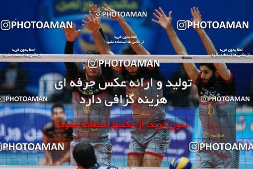 629060, Varamin, , Iran Volleyball Super League، Mena Cup، 2016-17 season، Second Leg، Week 16، Salehin Varamin v Sarmayeh Bank on 2017/01/04 at Sports hall martyr Amir Glbasy  / ([*parameter:140*] - [*parameter:139*]) (۱-3)