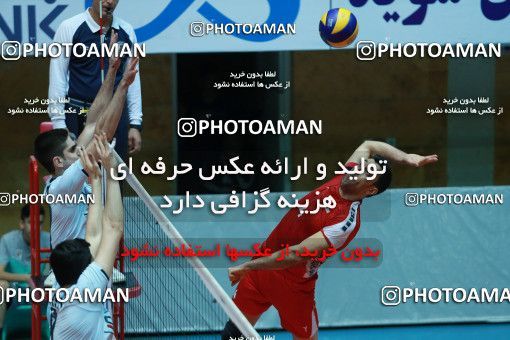 630605, سی امین دوره لیگ برتر والیبال مردان ایران، سال 1395، جام منا، هفته هفتم، دور رفت، 1395/08/26، تهران، خانه والیبال،  ۱ - خاتم ۳