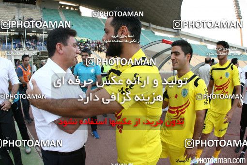 665874, Tehran, Iran, لیگ برتر فوتبال ایران، Persian Gulf Cup، Week 1، First Leg، Esteghlal 1 v 2 Rah Ahan on 2014/07/31 at Takhti Stadium