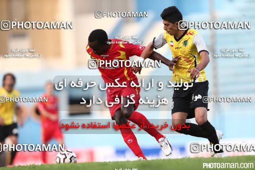 667634, لیگ برتر فوتبال ایران، Persian Gulf Cup، Week 3، First Leg، 2014/08/14، Tehran، Ekbatan Stadium، Rah Ahan 0 - ۱ Foulad Khouzestan