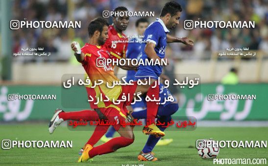 671038, لیگ برتر فوتبال ایران، Persian Gulf Cup، Week 9، First Leg، 2014/09/19، Tehran، Azadi Stadium، Esteghlal 0 - ۱ Foulad Khouzestan