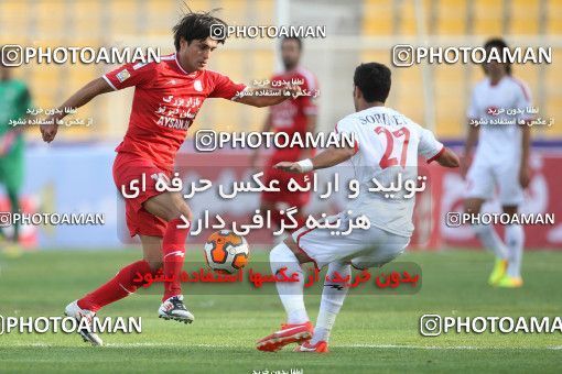 685911, Tehran, [*parameter:4*], لیگ برتر فوتبال ایران، Persian Gulf Cup، Week 12، First Leg، Rah Ahan 1 v 2 Tractor Sazi on 2013/10/03 at Ekbatan Stadium