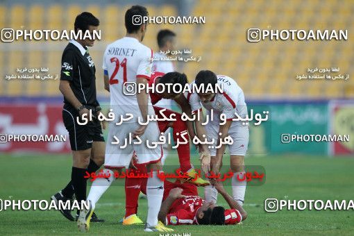 685849, Tehran, [*parameter:4*], لیگ برتر فوتبال ایران، Persian Gulf Cup، Week 12، First Leg، Rah Ahan 1 v 2 Tractor Sazi on 2013/10/03 at Ekbatan Stadium