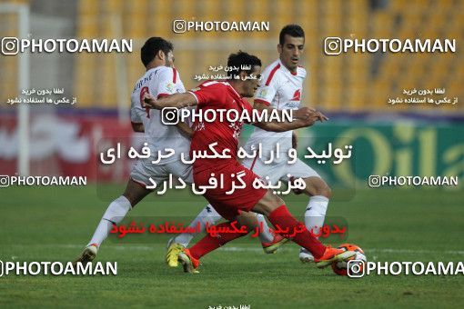 686028, Tehran, [*parameter:4*], لیگ برتر فوتبال ایران، Persian Gulf Cup، Week 12، First Leg، Rah Ahan 1 v 2 Tractor Sazi on 2013/10/03 at Ekbatan Stadium