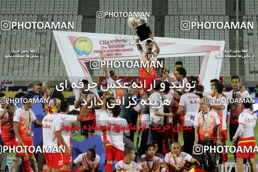 690530, لیگ برتر فوتبال ایران، Persian Gulf Cup، Week 30، Second Leg، 2014/04/11، Tabriz، Yadegar-e Emam Stadium، Gostaresh Foulad Tabriz 0 - ۱ Foulad Khouzestan