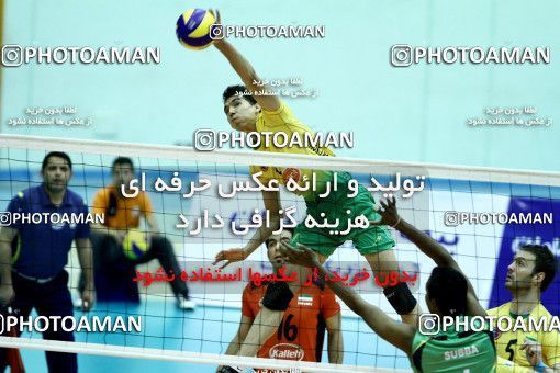 760015,  مسابقات والیبال قهرمانی باشگاه‌های آسیا 2013، ، تهران، مرحله گروهی، 1392/02/04، سالن دوازده هزار نفری ورزشگاه آزادی، کاله ۳ -  ۰ 