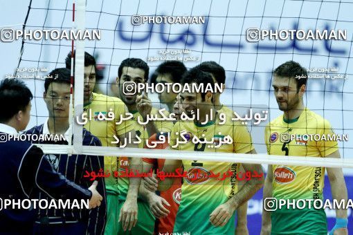 760006,  مسابقات والیبال قهرمانی باشگاه‌های آسیا 2013، ، تهران، مرحله گروهی، 1392/02/04، سالن دوازده هزار نفری ورزشگاه آزادی، کاله ۳ -  ۰ 