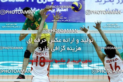 760369,  مسابقات والیبال قهرمانی باشگاه‌های آسیا 2013، ، تهران، مرحله گروهی، 1392/02/05، سالن دوازده هزار نفری ورزشگاه آزادی، کاله ۳ -  ۰ 