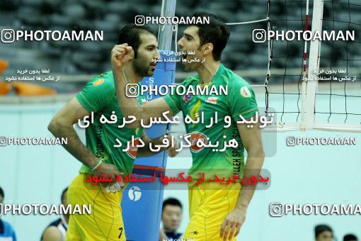 760327,  مسابقات والیبال قهرمانی باشگاه‌های آسیا 2013، ، تهران، مرحله گروهی، 1392/02/05، سالن دوازده هزار نفری ورزشگاه آزادی، کاله ۳ -  ۰ 