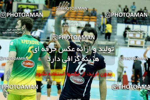 760316,  مسابقات والیبال قهرمانی باشگاه‌های آسیا 2013، ، تهران، مرحله گروهی، 1392/02/05، سالن دوازده هزار نفری ورزشگاه آزادی، کاله ۳ -  ۰ 