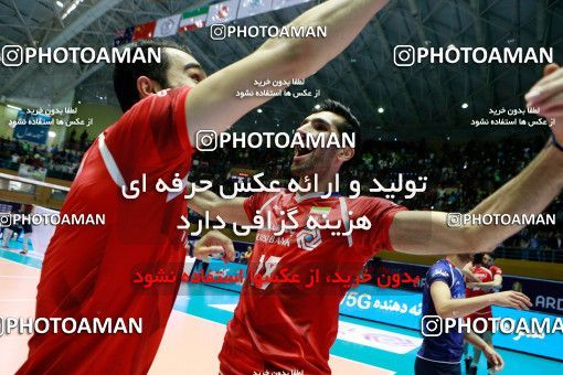 708860, مرحله نیمه نهایی دومین دوره مسابقات والیبال قهرمانی زیر 23 سال آسیا، ، اردبیل، سالن 6 هزار نفری حسین رضازاده، 1396/02/18، ایران ۳ -   ۰