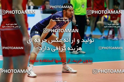 708703, مرحله نیمه نهایی دومین دوره مسابقات والیبال قهرمانی زیر 23 سال آسیا، ، اردبیل، سالن 6 هزار نفری حسین رضازاده، 1396/02/18، ایران ۳ -   ۰