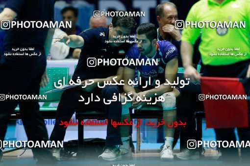 708724, مرحله نیمه نهایی دومین دوره مسابقات والیبال قهرمانی زیر 23 سال آسیا، ، اردبیل، سالن 6 هزار نفری حسین رضازاده، 1396/02/18، ایران ۳ -   ۰