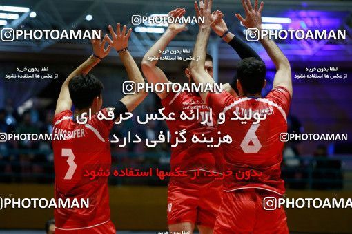 709016, مرحله نیمه نهایی دومین دوره مسابقات والیبال قهرمانی زیر 23 سال آسیا، ، اردبیل، سالن 6 هزار نفری حسین رضازاده، 1396/02/18، ایران ۳ -   ۰