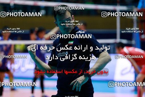 709032, مرحله نیمه نهایی دومین دوره مسابقات والیبال قهرمانی زیر 23 سال آسیا، ، اردبیل، سالن 6 هزار نفری حسین رضازاده، 1396/02/18، ایران ۳ -   ۰