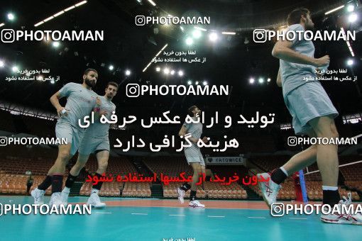 713774, جلسه تمرینی تیم ملی والیبال ایران، 1396/02/30، ، کاتوویچ، سالن اسپودک