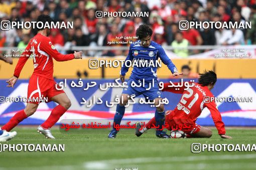 721222, Tehran, Iran, لیگ برتر فوتبال ایران، Persian Gulf Cup، Week 26، Second Leg، Persepolis 2 v 1 Esteghlal on 2010/02/03 at Azadi Stadium