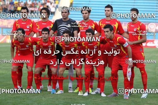 730644, Tehran, [*parameter:4*], لیگ برتر فوتبال ایران، Persian Gulf Cup، Week 6، First Leg، Rah Ahan 2 v 1 Foulad Khouzestan on 2012/08/23 at Ekbatan Stadium
