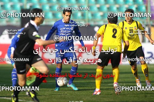 733252, Isfahan,Fooladshahr, [*parameter:4*], لیگ برتر فوتبال ایران، Persian Gulf Cup، Week 15، First Leg، Sepahan 0 v 1 Esteghlal on 2012/11/18 at Foolad Shahr Stadium