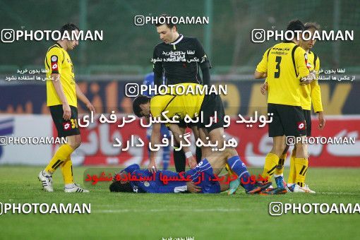 733251, Isfahan,Fooladshahr, [*parameter:4*], لیگ برتر فوتبال ایران، Persian Gulf Cup، Week 15، First Leg، Sepahan 0 v 1 Esteghlal on 2012/11/18 at Foolad Shahr Stadium