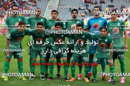 892749, Tehran, [*parameter:4*], لیگ برتر فوتبال ایران، Persian Gulf Cup، Week 29، Second Leg، Persepolis 3 v 3 Zob Ahan Esfahan on 2017/04/29 at Azadi Stadium