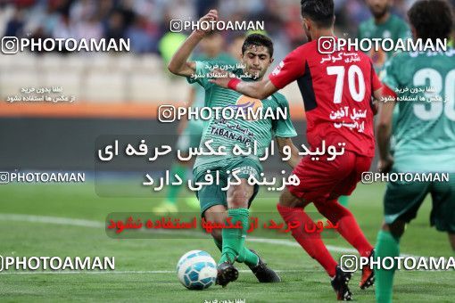 734619, Tehran, [*parameter:4*], لیگ برتر فوتبال ایران، Persian Gulf Cup، Week 29، Second Leg، Persepolis 3 v 3 Zob Ahan Esfahan on 2017/04/29 at Azadi Stadium
