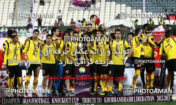 746246, Tehran, , Final جام حذفی فوتبال ایران, , Persepolis 2 v 2 Sepahan on 2013/05/05 at Azadi Stadium