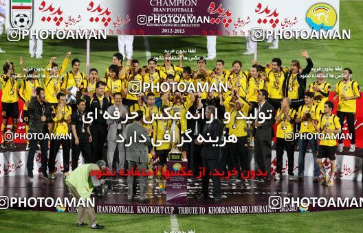 745669, Tehran, , Final جام حذفی فوتبال ایران, , Persepolis 2 v 2 Sepahan on 2013/05/05 at Azadi Stadium