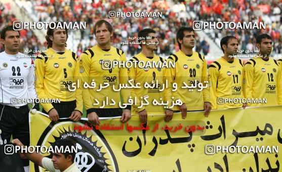 800291, Tehran, [*parameter:4*], لیگ برتر فوتبال ایران، Persian Gulf Cup، Week 12، First Leg، Persepolis 3 v 2 Sepahan on 2008/10/26 at Azadi Stadium