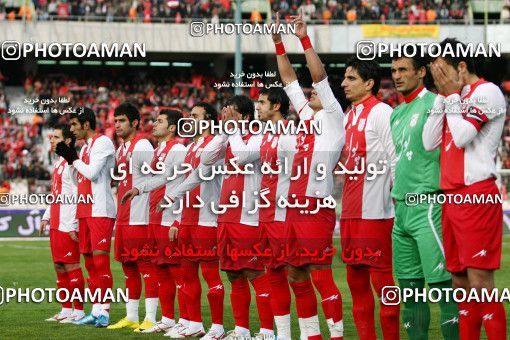 770968, Tehran, Iran, لیگ برتر فوتبال ایران، Persian Gulf Cup، Week 23، Second Leg، Esteghlal 2 v 2 Tractor Sazi on 2010/01/15 at Azadi Stadium