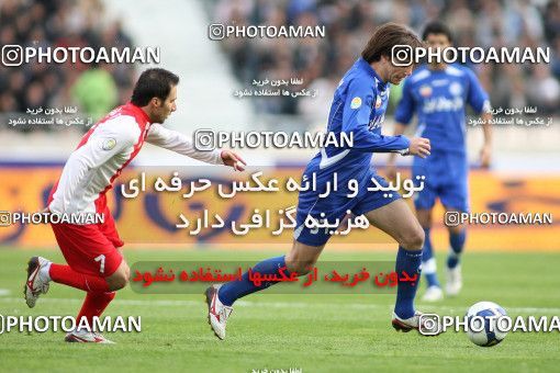765759, Tehran, Iran, لیگ برتر فوتبال ایران، Persian Gulf Cup، Week 23، Second Leg، Esteghlal 2 v 2 Tractor Sazi on 2010/01/15 at Azadi Stadium