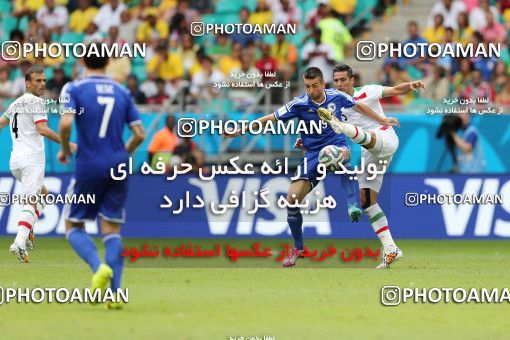 788376, Salvador, Brazil, 2014 FIFA World Cup, Group stage, Group F, Bosnia 3 v 1 Iran on 2014/06/25 at Itaipava Fonte Nova Arena