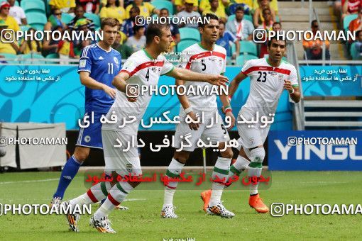 788720, Salvador, Brazil, 2014 FIFA World Cup, Group stage, Group F, Bosnia 3 v 1 Iran on 2014/06/25 at Itaipava Fonte Nova Arena